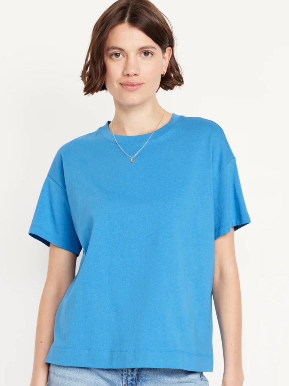 NWT Old Navy Vintage Tee,Crew, PXL, Patina Blue,Vented Side,100% Cotton,SOLD OUT